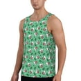 thumbnail image 2 of Fotbe Christmas French Bulldog Pattern Men's Quick Dry Workout Tank Top Gym Muscle Tee Fitness Bodybuilding Sleeveless T Shirt Breathable Workout Shirt-X-Large, 2 of 9