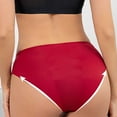 thumbnail image 4 of Panties for Women,Silk Seamless Menstrual Underwear Four Layer Absorbent Leakproof Briefs Comfortable,Womens Underwear,RD1,S, 4 of 4