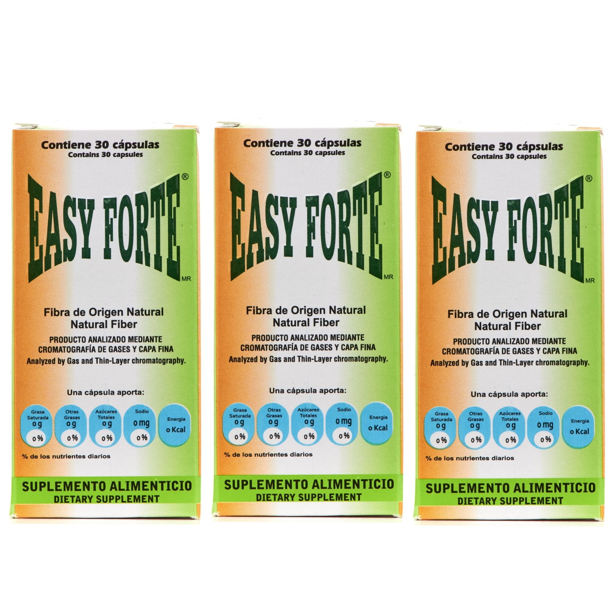 Easy Forte All-Natural Weight Loss Supplement, 30 Capsules, 3 Pack