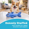 thumbnail image 4 of Outward Hound Xtreme Seamz Dog Toy, Reinforced Seams & Multiple Stitching, Durable Plush with Squeaker, Shark, 12.5”, 4 of 4