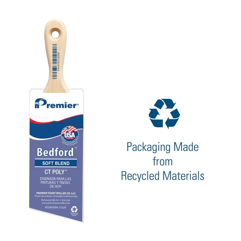 Bedford CT Poly 2" Short Angle Sash Brush, 3-Pack photo 7