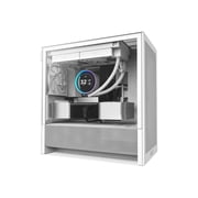 NZXT CCC-H31FW-01White SGCC / Tempered Glass Micro ATX Cases Case (Computer Cases - ATX Form)