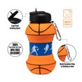 thumbnail image 3 of Botella de agua deportiva para niños, taza plegable en forma de bola para beber, taza para el almuerzo escolar a prueba de fugas, exprimible a prueba de golpes, 3 of 5