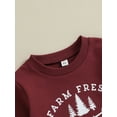 thumbnail image 6 of Wassery Baby Boy Christmas Outfits Clothes 6M 1T 2T 3T Kids Boy Long Sleeve Letter Print Sweatshirt +Elastic Pants 2Pcs Christmas-themed Clothing for Toddler Boy, 6 of 9