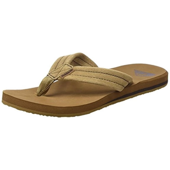 Quiksilver Mens Carver Suede Thong Flip-Flops