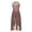 Brown, variant on DPOIS Kids Girls Sleeveless Mock Neck Figure Skating Dress Ballet Leotard Lyrical Dance Costume Turquoise 12