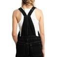 thumbnail image 4 of Casual Women's Vintage Denim Overalls with Stretch Fabric and Adjustable Straps, 4 of 6