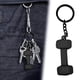 thumbnail image 1 of Mini llavero con mancuernas, llavero de fitness, llavero para entusiastas del gimnasio, llavero de levantamiento de pesas, bolsa de regalo de fitness, mochila, decoraciones con mancuernas, 1 of 9