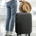 thumbnail image 2 of Black Bigfoot and Tree Pattern Luggage Cover Fashion Suitcase Cover Baggage Covers Fit 25-28 Inch Luggage (Go Travel), 2 of 5