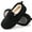 Black, variant on RockDove SoftEase Faux Shearling Memory Foam Slippers