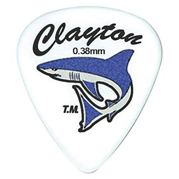 Clayton SH38 Sand Shark Standard Guitar Pics&44; 0,38 mm - 36 Pièces