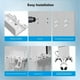 thumbnail image 2 of Wall Mount Storage Bracket Space-Saving Stand with Gamepad and Headphone Holder for 5 Slim, 2 of 5