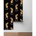 thumbnail image 5 of Daisy Bennett DB20200 20.5 x 216 in. Leopard King Peel & Stick Wallpaper, Black, 5 of 7