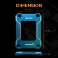 thumbnail image 3 of AAAwave LGA1700 CPU Contact Frame, Anti-Bending Fixing Bracket for Intel 12th/13th/14th Gen, Even Pressure CPU Guard, Aluminum Alloy Blue Contact Frame with Screwdriver - Blue, 3 of 8
