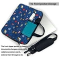 thumbnail image 2 of Lsque Space Pattern Laptop Bag – Portable & Slim Single-Shoulder Computer Case with Adjustable Strap, Protective, Lightweight for 13”/14”/15.6” Laptops, 2 of 8