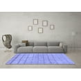 thumbnail image 3 of Ahgly Company Indoor Rectangle Oriental Blue Modern Area Rugs, 7' x 9', 3 of 4