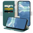 thumbnail image 1 of Flip Wallet Case for Samsung Galaxy A22 5G,Premium PU Leather Flip Folio Wallet Case with Card Slot Magnetic Closure Shockproof Protective Cover for Samsung Galaxy A22 5G 6.6 inch,Green, 1 of 6