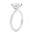 thumbnail image 4 of Cora Jewellery 3CT Hidden Halo Pear Moissanite Engagement Ring For Women, 18K White Gold, 4 of 6