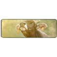 thumbnail image 5 of SKYSONIC Cow Cattle Farm Calf Runner Rug, 2'¡Á6' with Rubber Backing Cute Animal Non Slip Entryway Rug Runner Washable Soft Area Rug Carpet for Hallway Bedroom Kitchen Decor, 5 of 6