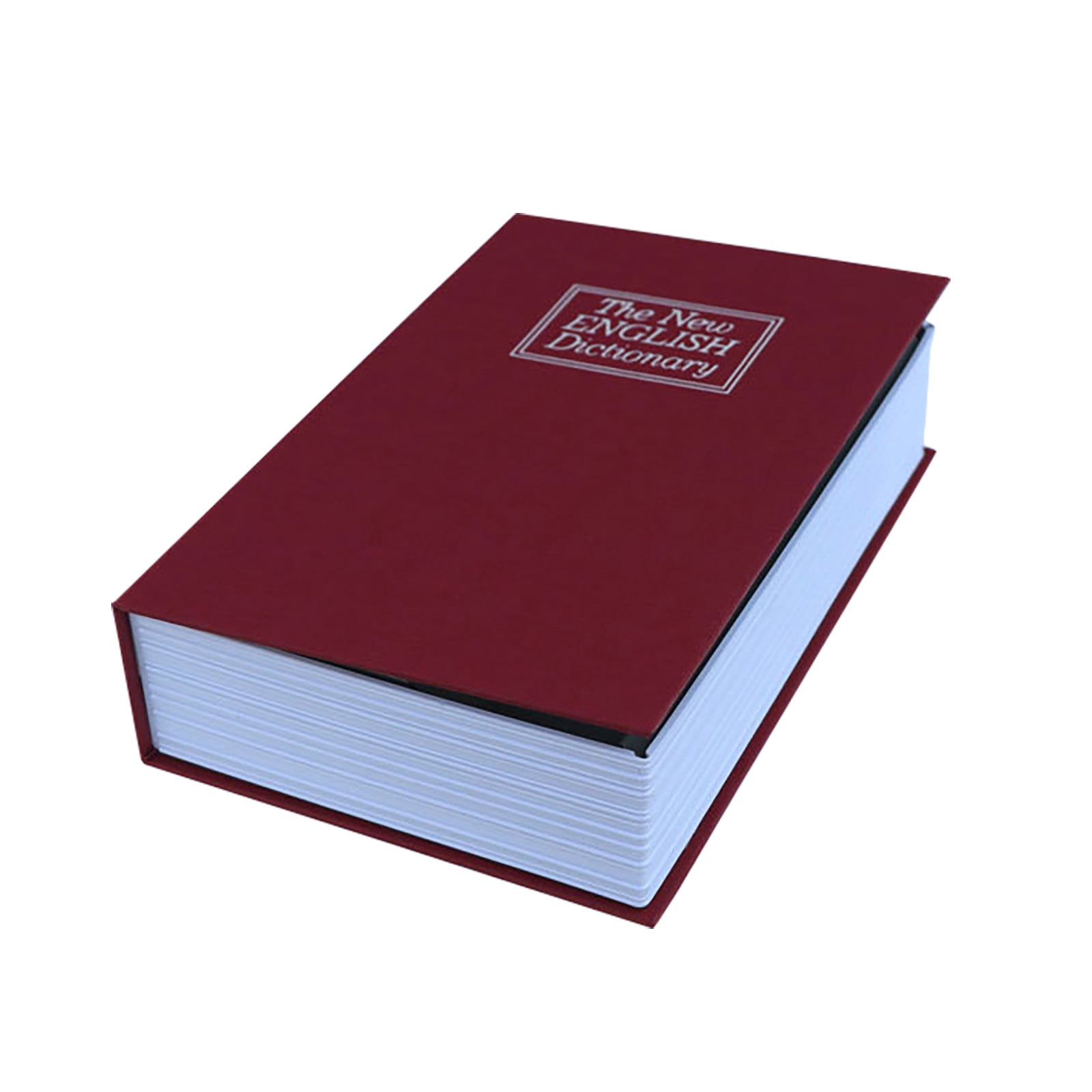 Diversion Book Safe Box, Hidden Security Storage Lock Box, Portable Dictionary Safe, Key Password Protection Safe, Home Office Security Box, Secret Cash Document Safe