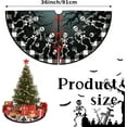 thumbnail image 3 of Red and Black Buffalo Christmas Tree Skirt 36 Inch Reversible Halloween Christmas Double Side Print Tree Skirt Halloween Christmas Tree Skirt for Party Indoor Outdoor, 3 of 6