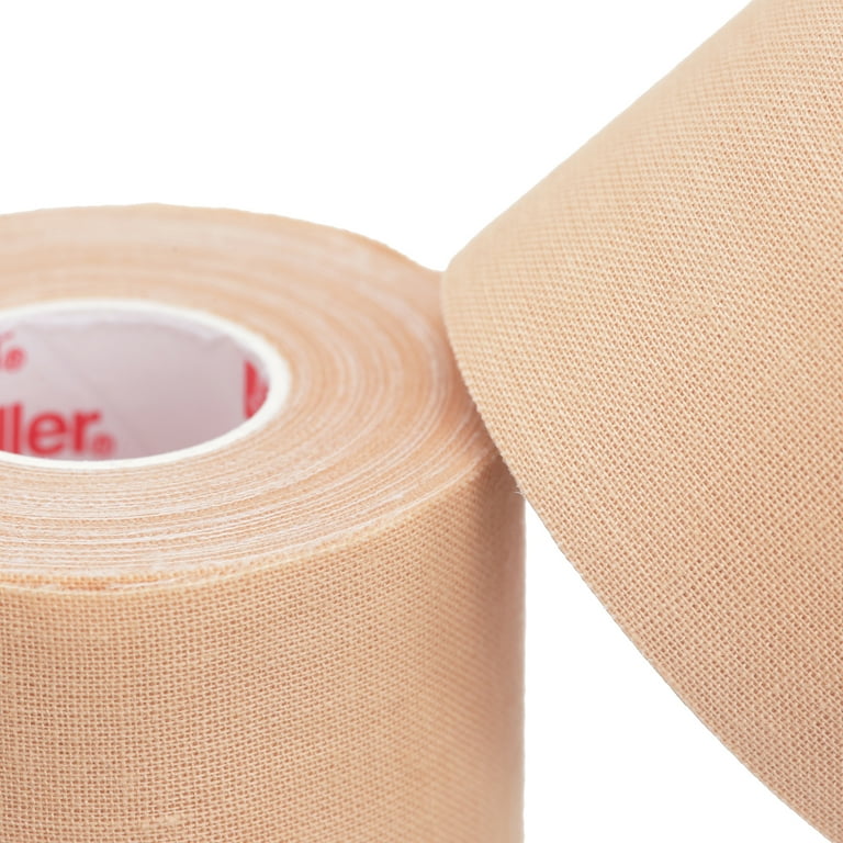 Mueller MTape Athletic Tape, Beige, 2 Pack, 1.5