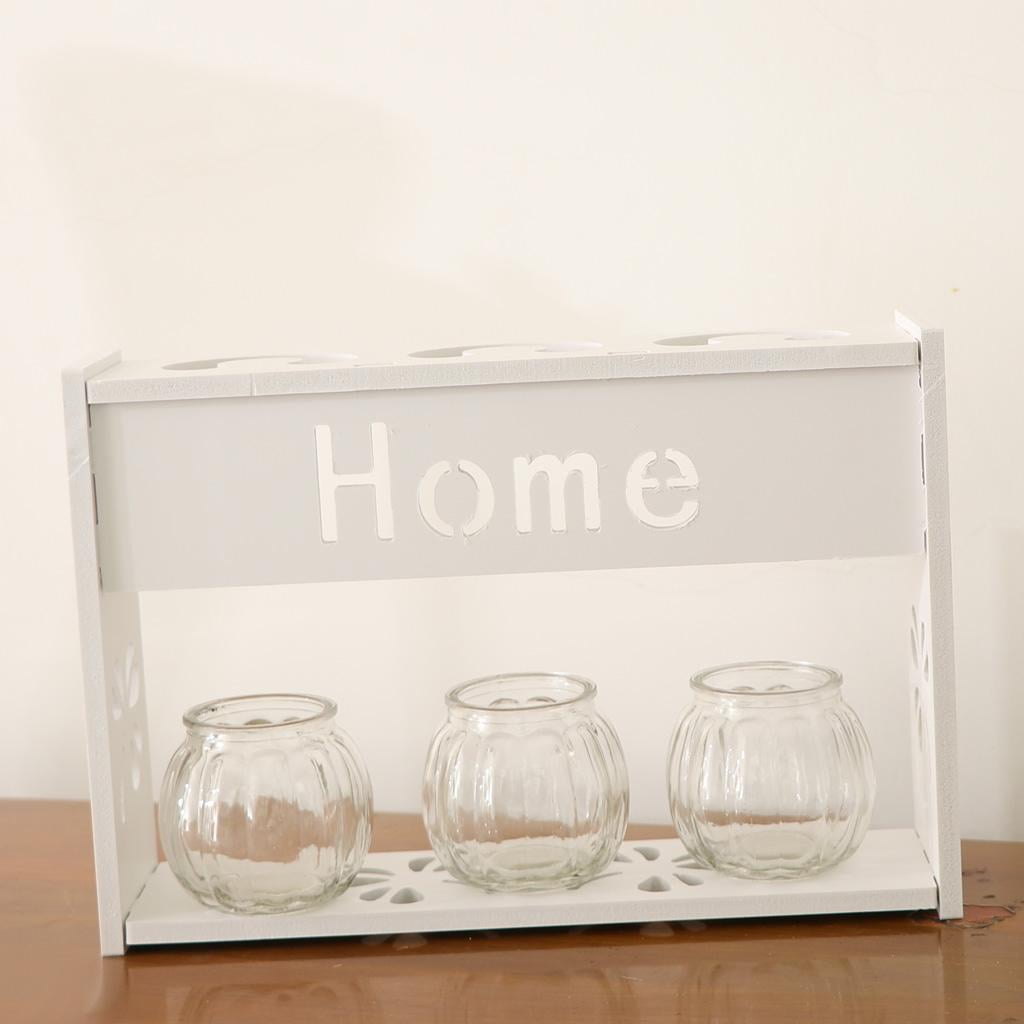 WLPZXP Plastic Shelf Plant Planter Pot Flower Vase Wall Hanging Window Box Basket Shelf 3 Vase