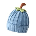 thumbnail image 2 of Baby Pumpkin Hat Knitted Cute Toddler Beanies Soft Warm Autumn Winter Hat Halloween Costume Photo Props Accessories, 2 of 7