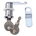 thumbnail image 4 of Pyramidti Cam Lock Cabinet Locks Lock Deadbolt Cylinder Lock for Storage Unit Key Drawer Lock Silver 4.8X3.8cm, 4 of 8