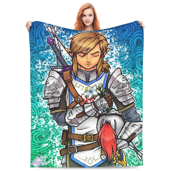 The Legend Of Zelda Throw Blanket Couch Bed Sofa Soft Lightweight Warm Cozy Flannel Fleece Bed Blanket For Kids Adults Gift Multiple Sizes Available 40"X30"