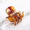 thumbnail image 4 of 12 Pcs Small Hair Clips Medium Hair Claw Plastic Brown Claw Clips For Women Girls, 4 of 5