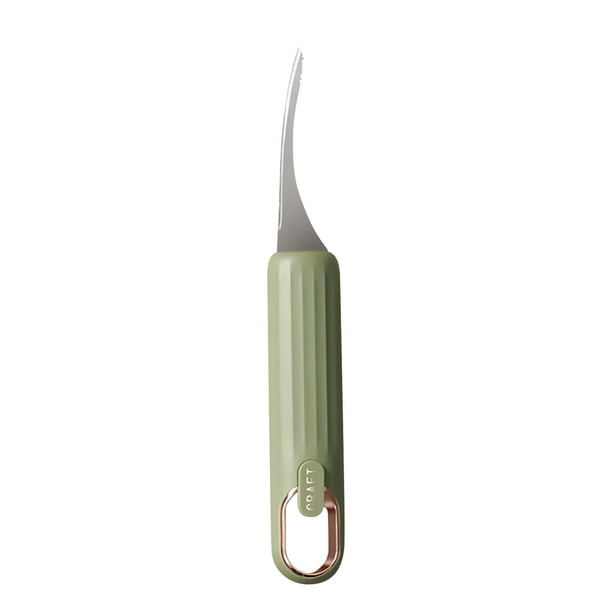 Pelador y desvenador de camarones dos en uno | Aparato de cocina para retirar conchas y venas | Hoja de acero inoxidable con mango ergonómico de ABS | Eficiente para preparar y cocinar mariscos