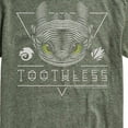 thumbnail image 3 of How to Train Your Dragon - Toothless Line Art  - Men's Short Sleeve Graphic T-Shirt, 3 of 5