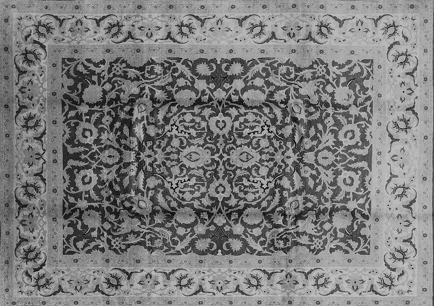 Ahgly Company Indoor Rectangle Oriental Gray Industrial Area Rugs, 6' x