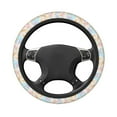 thumbnail image 3 of Gaeub Icecream Truck Breathable Stretch Elastic Steering Wheel Cover, Cool in Summer and Warm in Winter, Universal 15 inch, 3 of 8