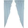 thumbnail image 6 of VHC Brands Annie Buffalo Check Blue Prairie Panel Pair Set of 2, Long, 6 of 7