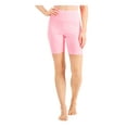 thumbnail image 2 of Jenni by Jennifer Moore Womens Ribbed Bike Shorts Size Small Color Neon Coral, 2 of 2