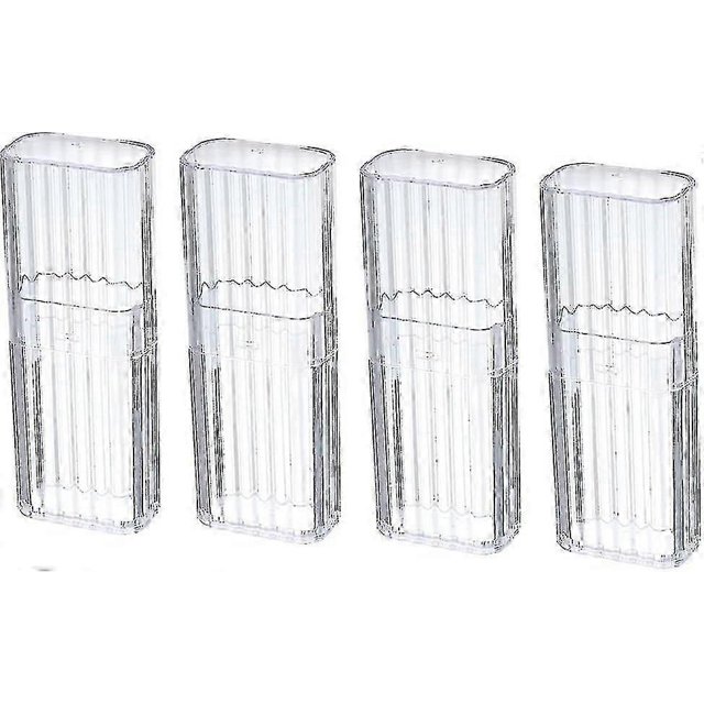 4 Pcs Cotton Swab Holder for Travel Mini Travel Swab Case Cotton Swab Box for Makeup Sponge Cotton S