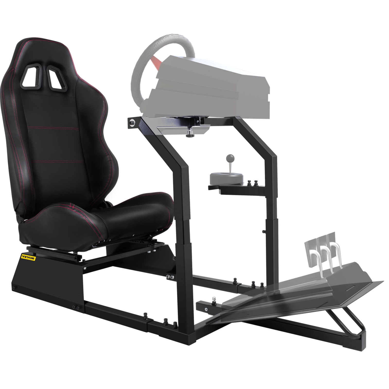 在庫処分大特価!!】 Minneer Simulator Driving Cockpit with Real Racing Chair  Compatible Logitech G25 G27 G29 G920 G923 Adjustable Wheel Stand Fr 並行輸入品 