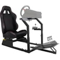 thumbnail image 1 of VEVOR Simulateur de Course Cockpit Chaise de Jeu avec Support pour Logitech G920 G29 PS3 Xbox360, 1 of 9