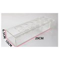 thumbnail image 2 of Florero de AcríLico Transparente 12 Agujeros Centro Mesa Floral Rectangular para Comedor Moderno, 2 of 5