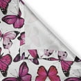 thumbnail image 5 of Ambesonne Butterfly Grommet Curtain, Vibrant Watercolor, 50" x 120", Pink Magenta Black, 5 of 6