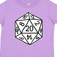 thumbnail image 4 of Inktastic 20 Sided White Dice Boys or Girls Toddler T-Shirt, 4 of 5