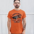 thumbnail image 3 of Tee Hunt Rusty Nuts Auto Shop T-shirt Hot Rod Rat Rod Vintage Old School Men's Tee, Orange, Medium, 3 of 5