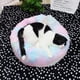 thumbnail image 5 of Cama para perros Cama para gatos Cama para perros estilo nido Súper suave y cómoda La linda cama con cojín para gatos se puede lavar, cama redonda para perros adecuada para gatos y perros pequeños y medianos Rainbow Tie-Dye Diámetro 50 CM Rojo Verde, 5 of 5