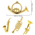 thumbnail image 2 of FUEENIRVA Vintage Design Mini Instrument Model Golden 1 Set, 2 of 7