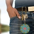 thumbnail image 2 of Fdit DIAMONDS Painting Decoration,DIAMONDS Painting Material,DIAMONDS Painting Keychain Mandala Flower Full Resin DIAMONDS Embroidery Pendant DIY Craft Material Set, 2 of 10