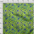 thumbnail image 2 of oneOone Georgette Viscose Green Fabric Batik Sewing Craft Projects Fabric Prints By Yard 42 Inch Wide - RA, 2 of 4