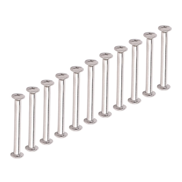 Rivets en Acier Inoxydable M2 Écrous de Rivet en Acier Inoxydable M2 Vis de Rivet Tête Ronde Plate Ensemble Hexagonal Interne pour une Installation Rapide avec Haute Résistance et Stabilité