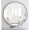 thumbnail image 2 of Elegant Decor Metal frame Round Mirror 48 inch Black finish, 2 of 4